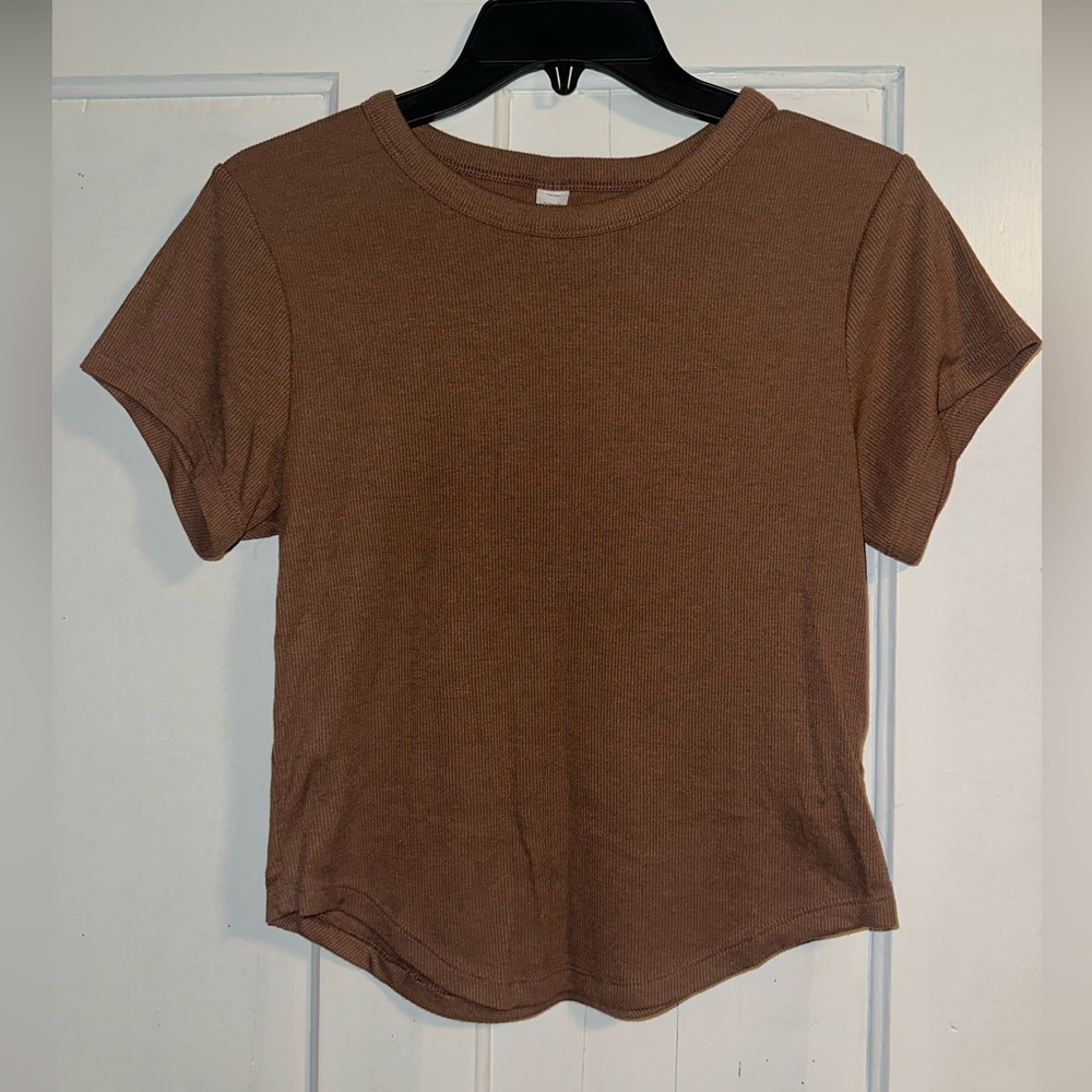 Old Navy Brown Short Sleeve Tee